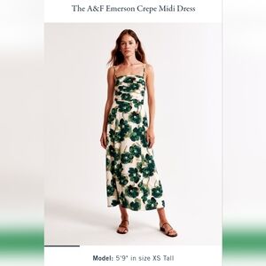 Abercrombie Emerson Crepe Dress, Size S